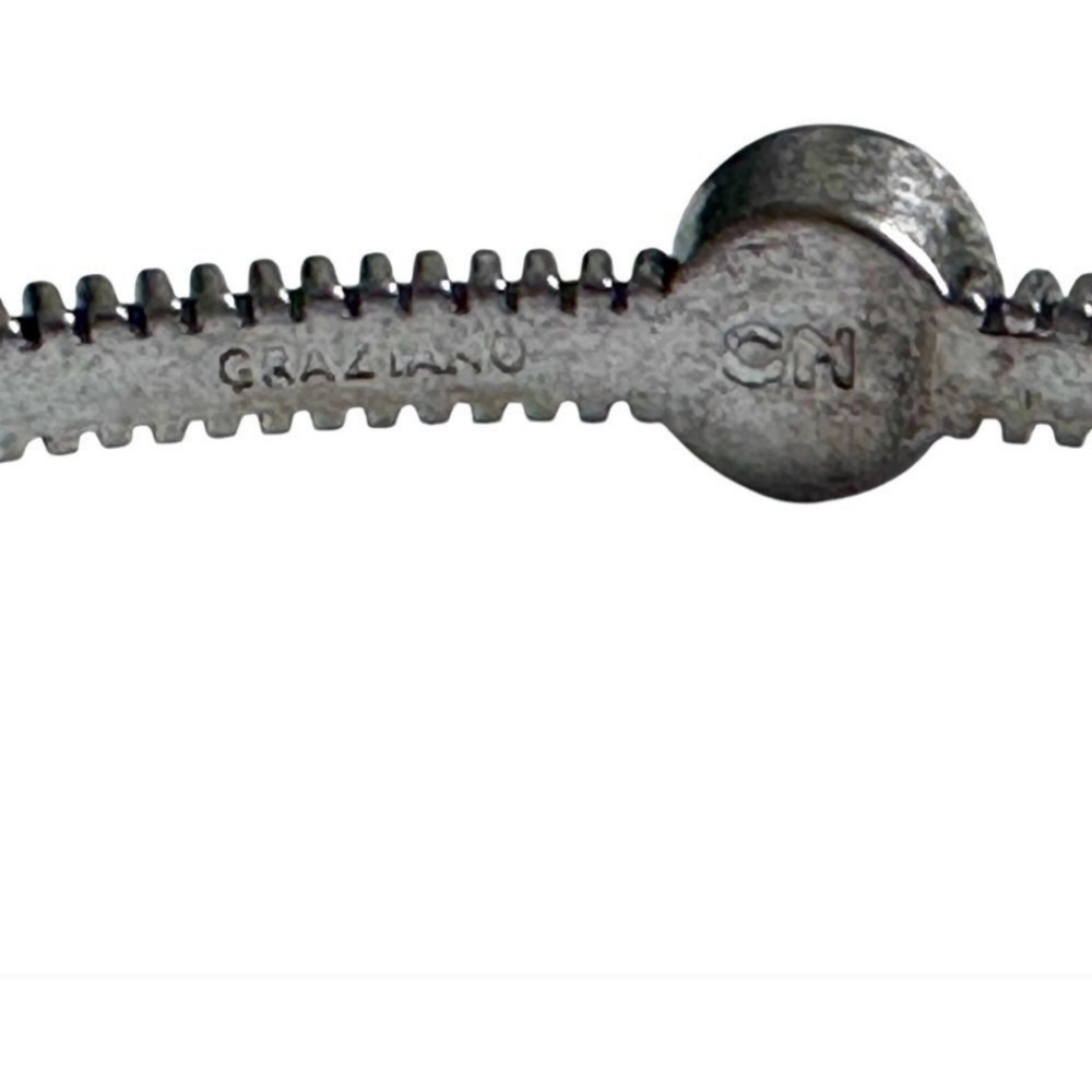 TWO R.J. Graziano CN Signed Silver Tone Bracelets With Bezel Set Rhinestones - Picture 10 of 12